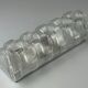 60s 70s wall lamp limburg germany wall sconce ice glass chrome space age