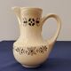 Jug and sugar bowl from Valenciennes by the Gien pottery. Vintage.