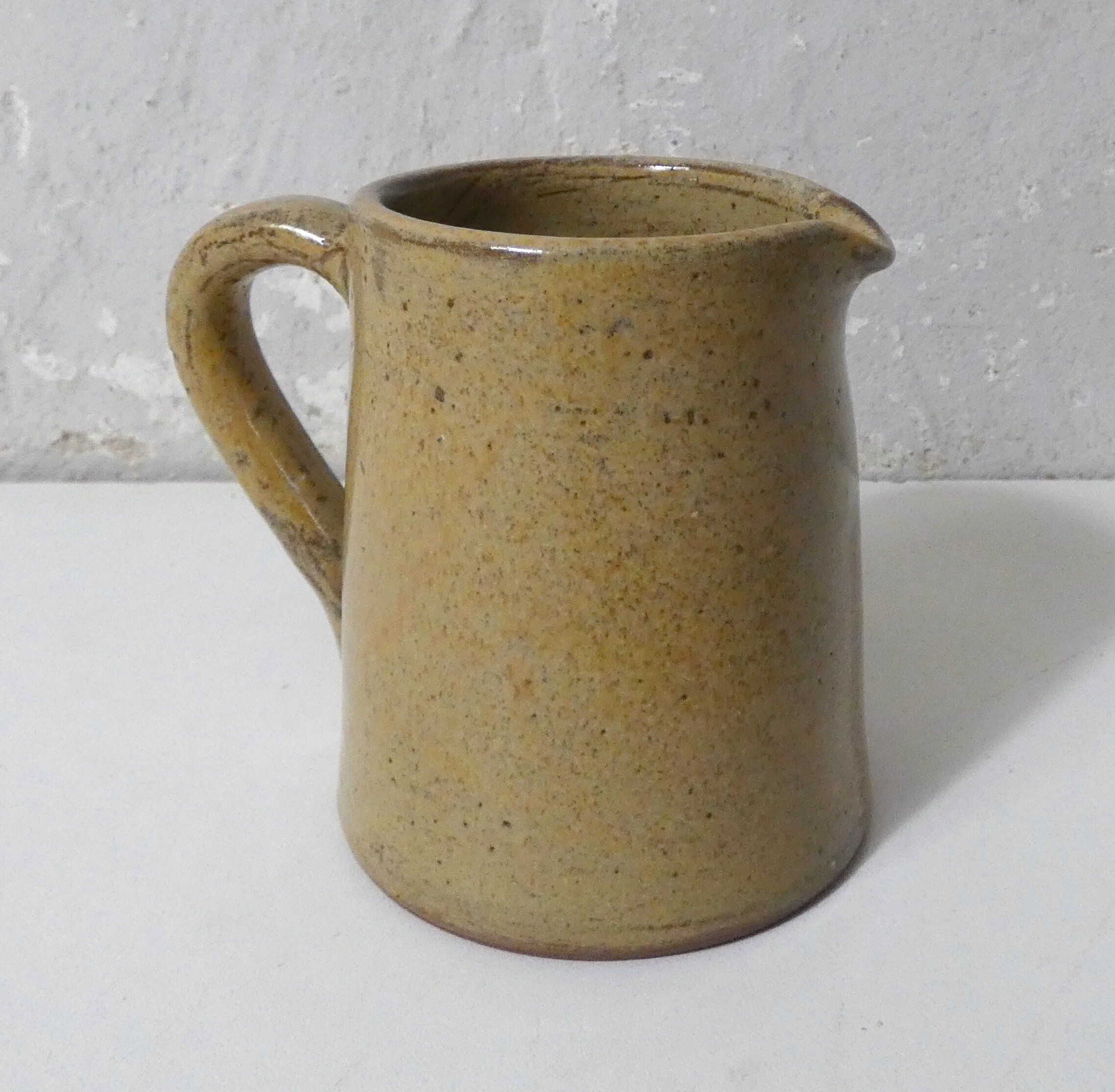 vintage stoneware cream jug