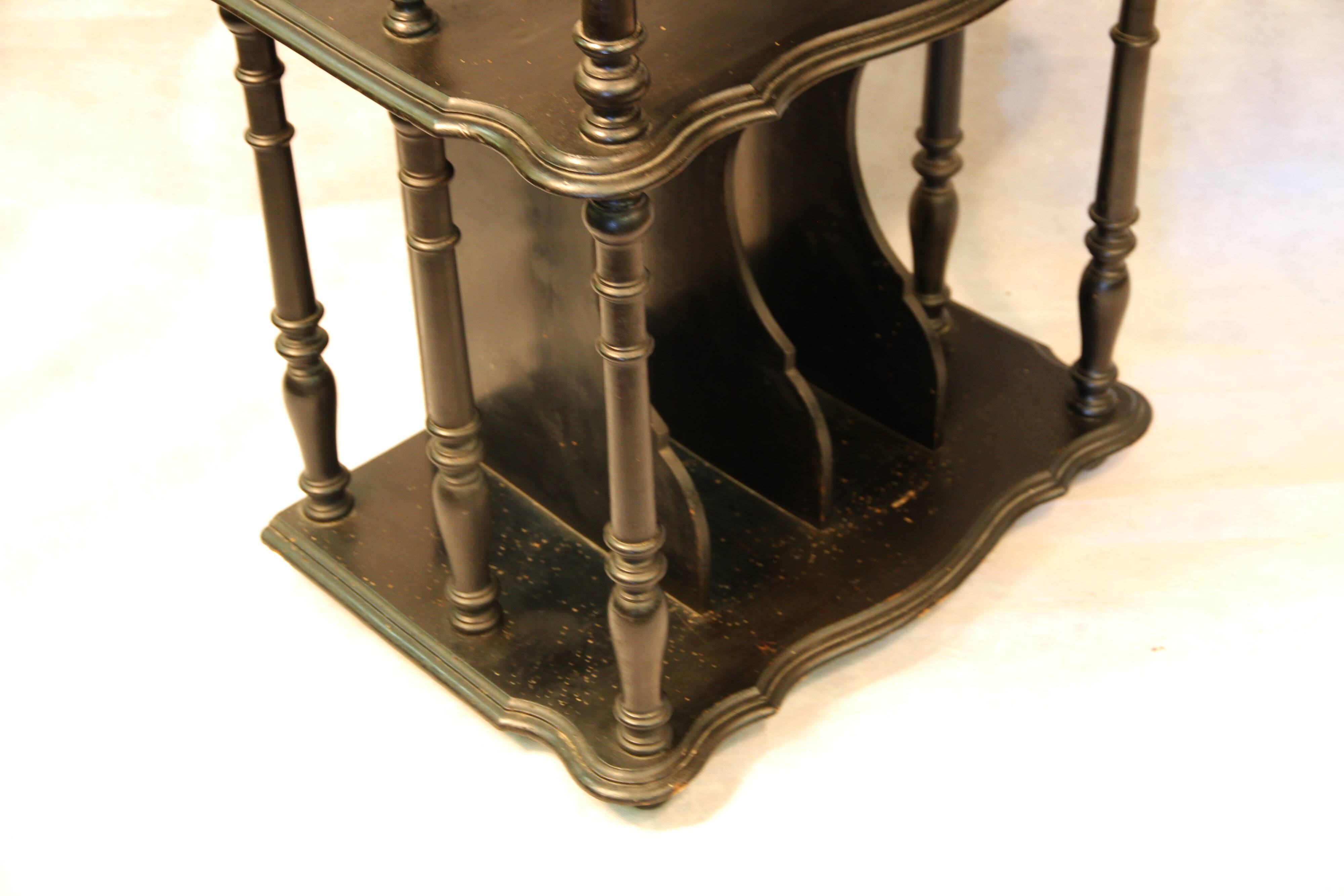 Music time blackened wooden locker Napoleon III
