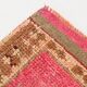 3x11 Faded Pink & Brown Vintage Runner Rug,