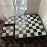 Set of three coffee tables