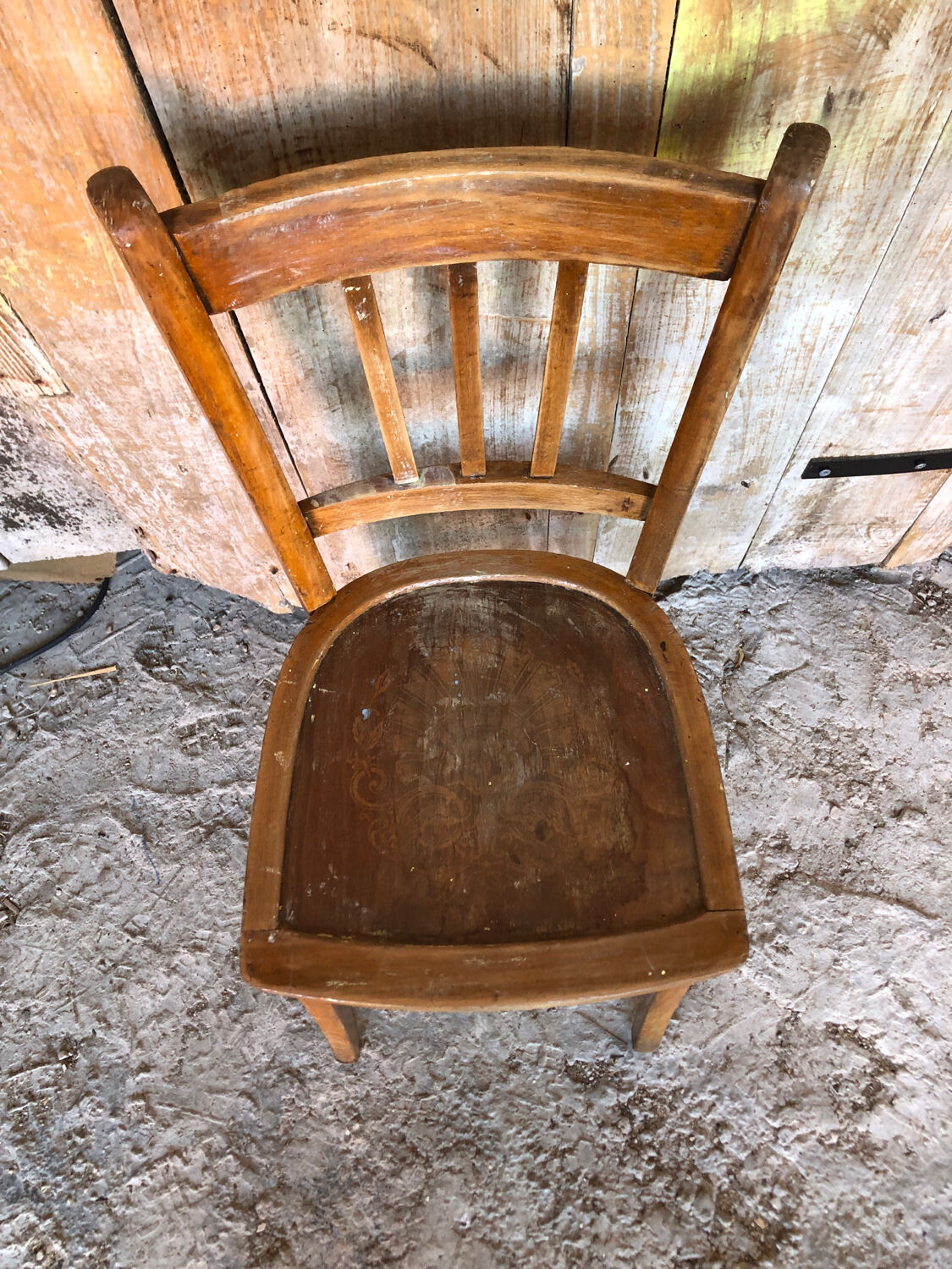 Chair bistrot luterma wood 70s vintage