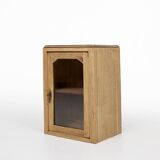 Rustic French table display cabinet, ca. 1900