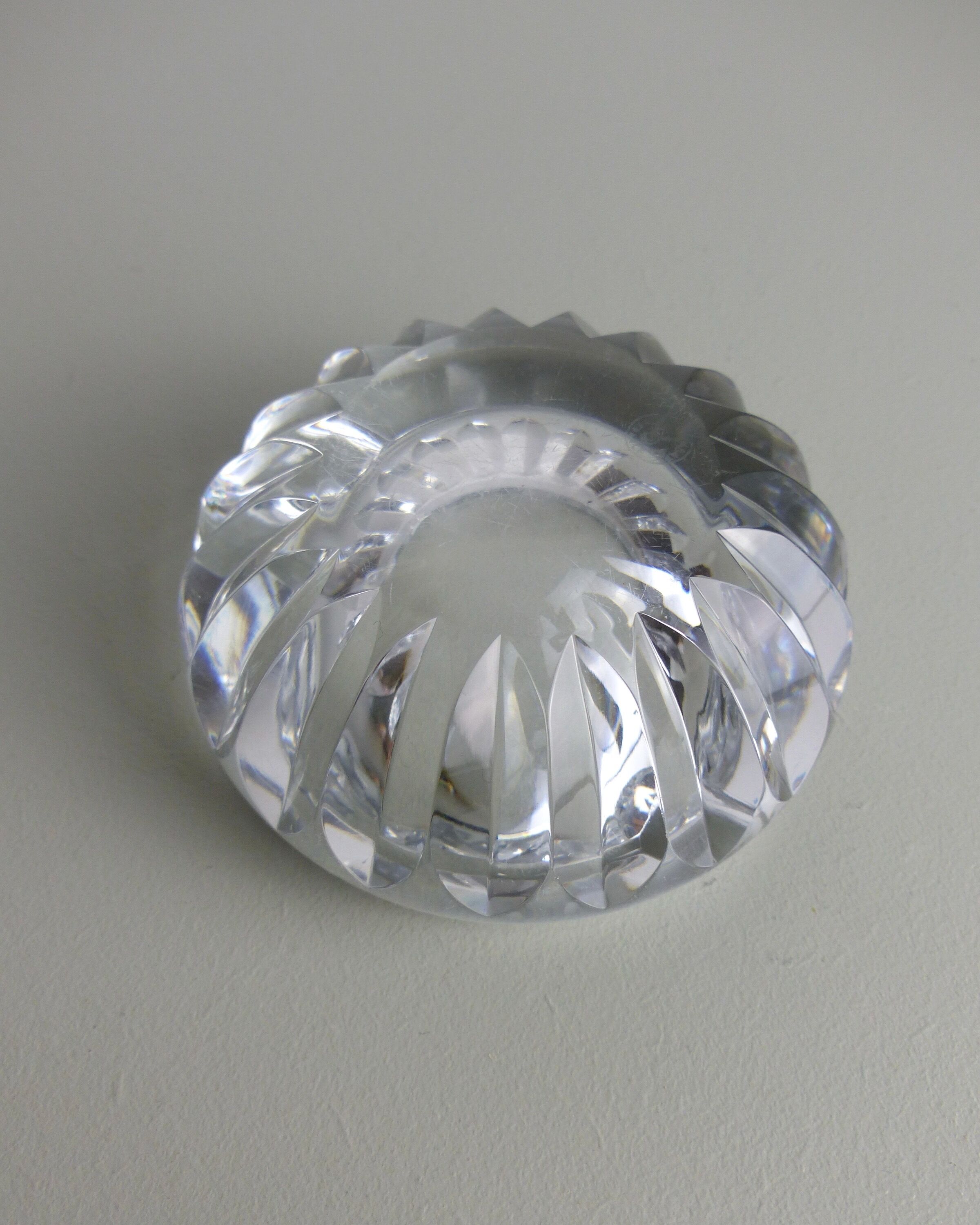 Baccarat crystal ashtray