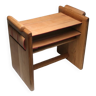 Solid oak stool