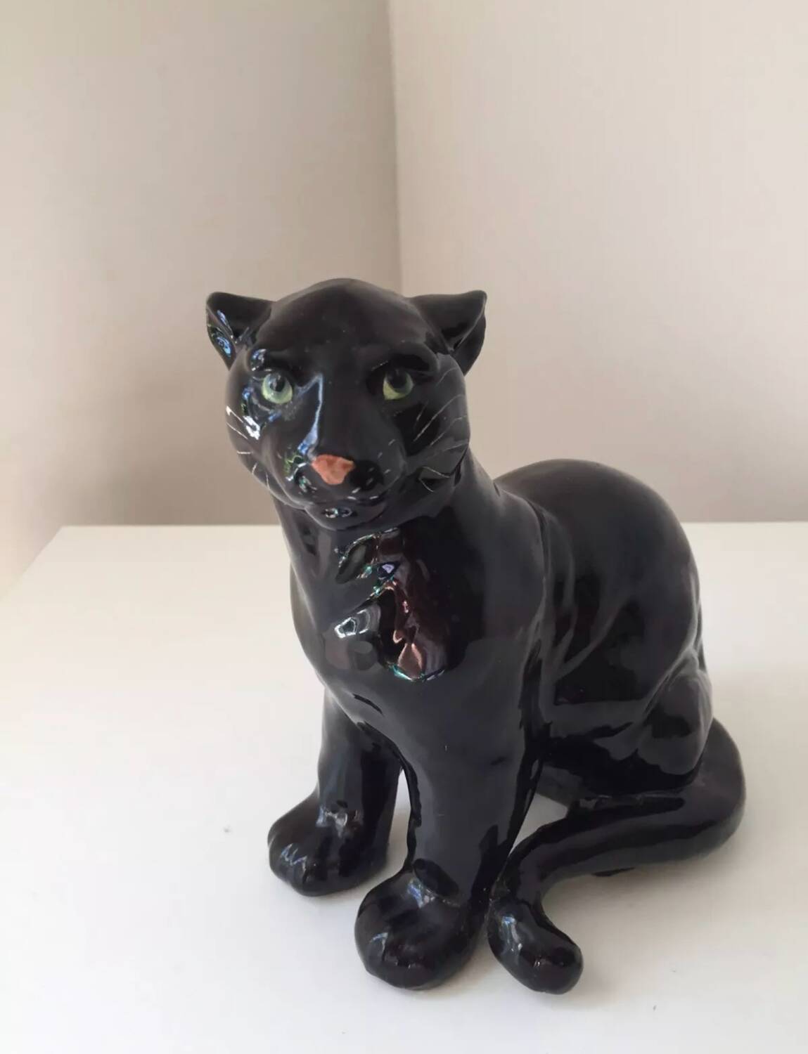 Black Panther Sculpture Made in Italy Vintage