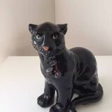 Black Panther Sculpture Made in Italy Vintage