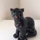 Sculpture panthère noire made in Italy Vintage