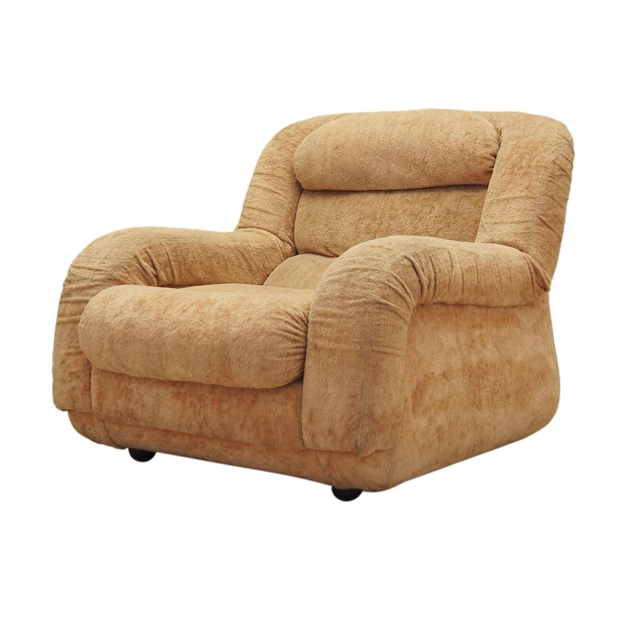Beige armchair, Italian design, 1960s, production: Italy