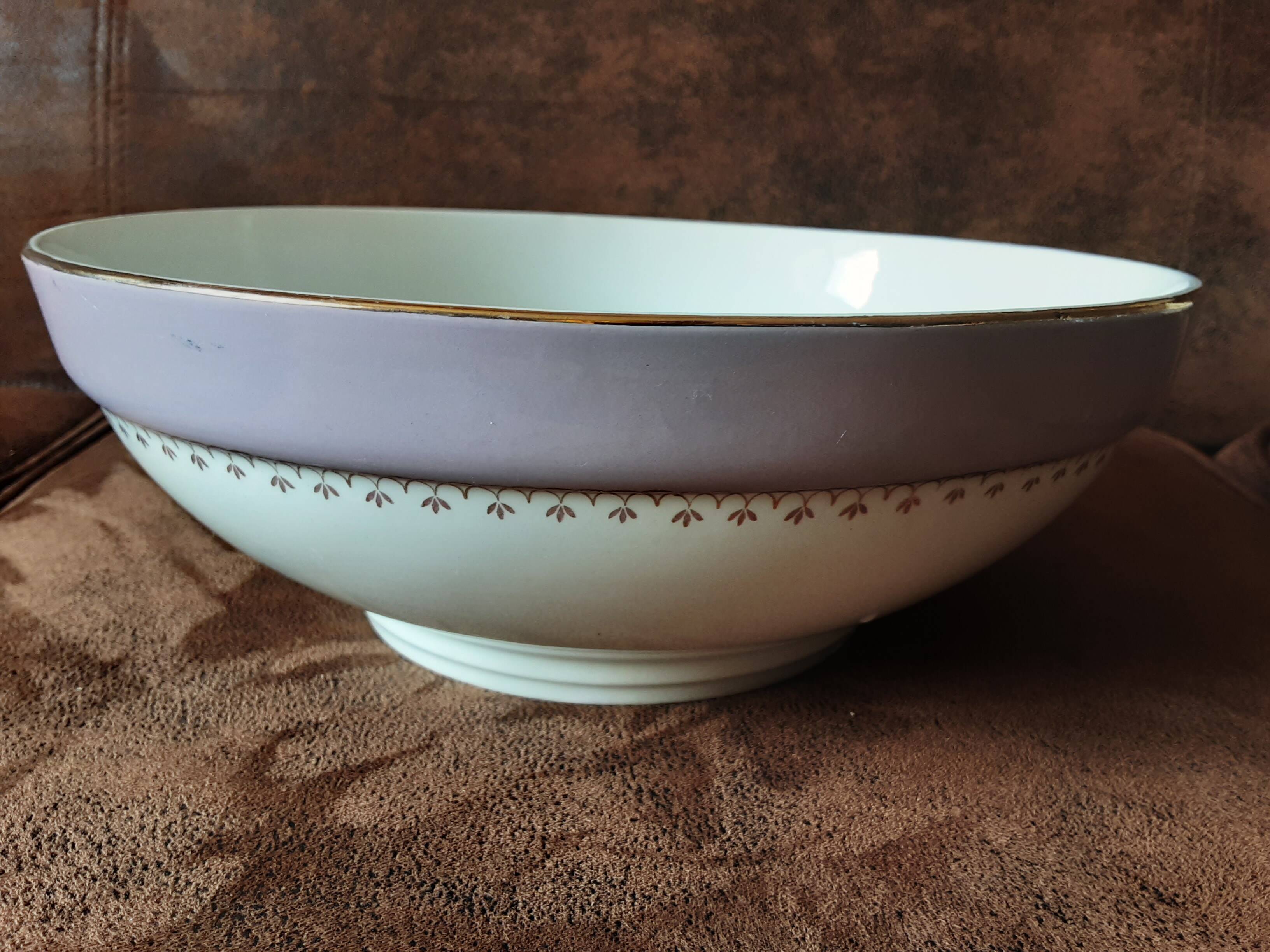 Vintage porcelain salad bowl
