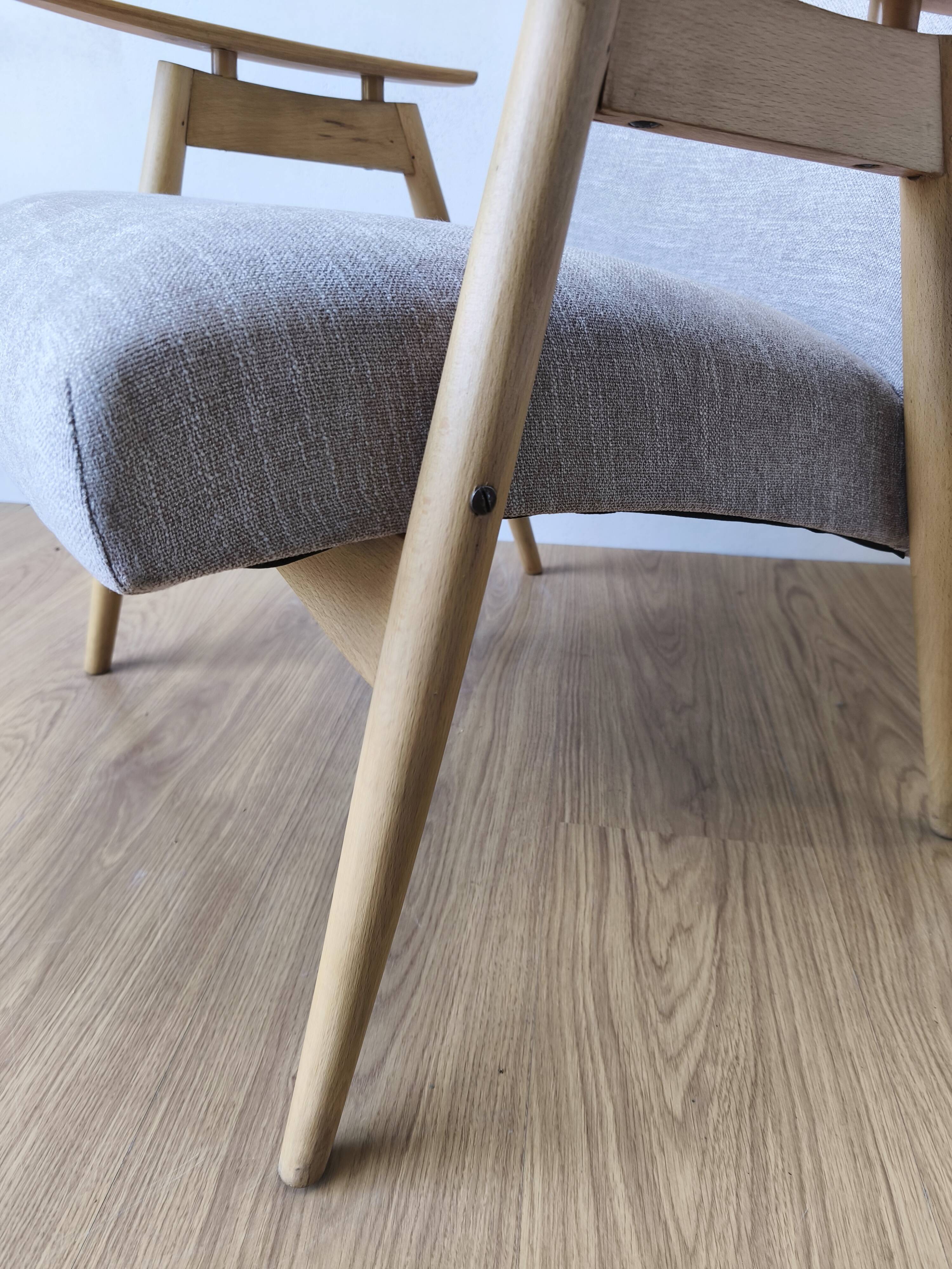 Designer armchair by J. šmidek, 1970s.