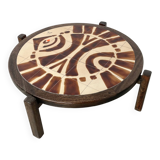 Table basse céramique « poisson » Maud