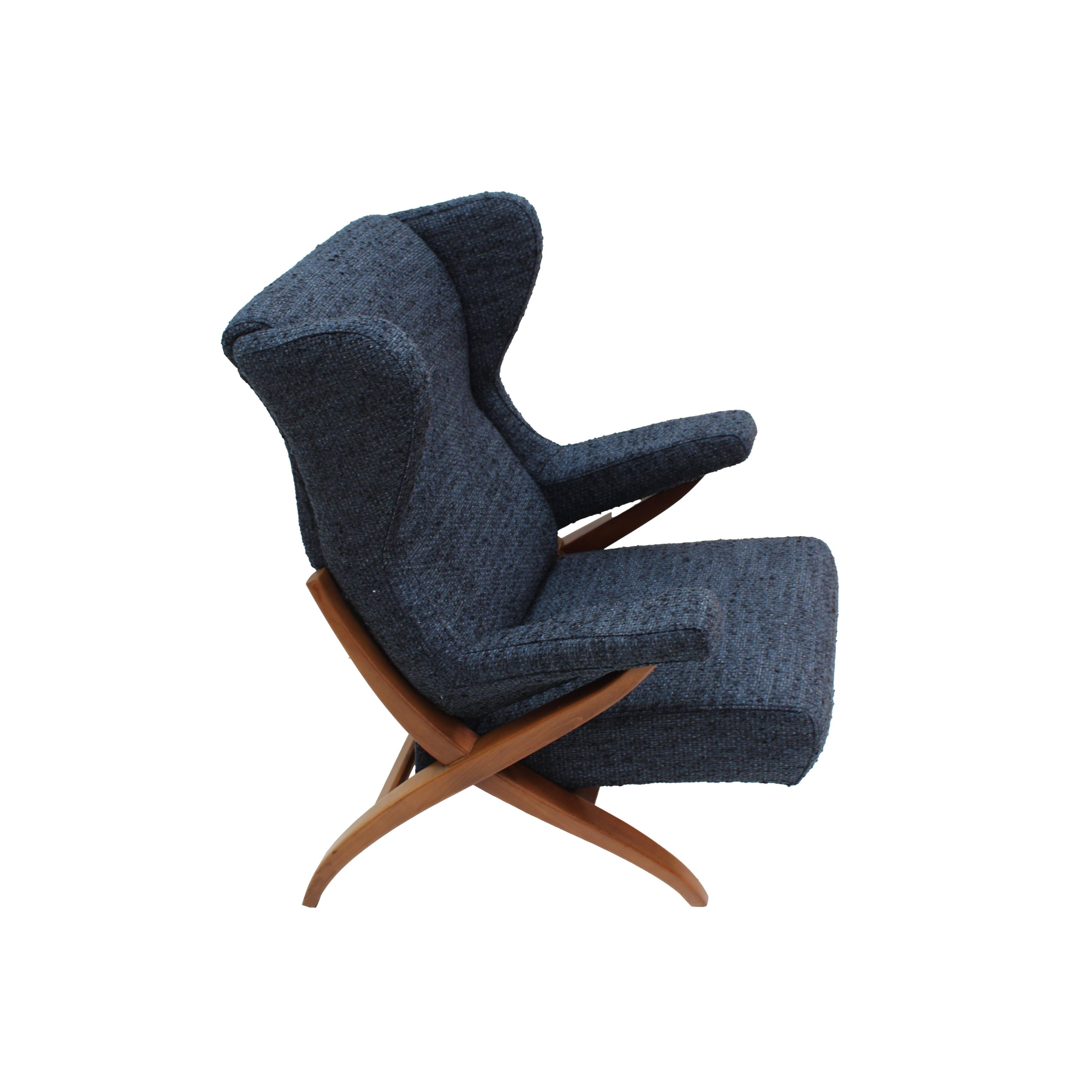 Mid Century Modern Fiorenza Italian Armchairs Designed By Franco Albini, 1950