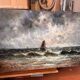 Marine – « Regen op de Noordzee » (Pluie sur la Mer du Nord)