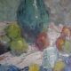 Vintage still life oil painting | Leonid Moshenkov | 1980s