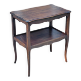 Desserte solid wood shelf and curved legs vintage