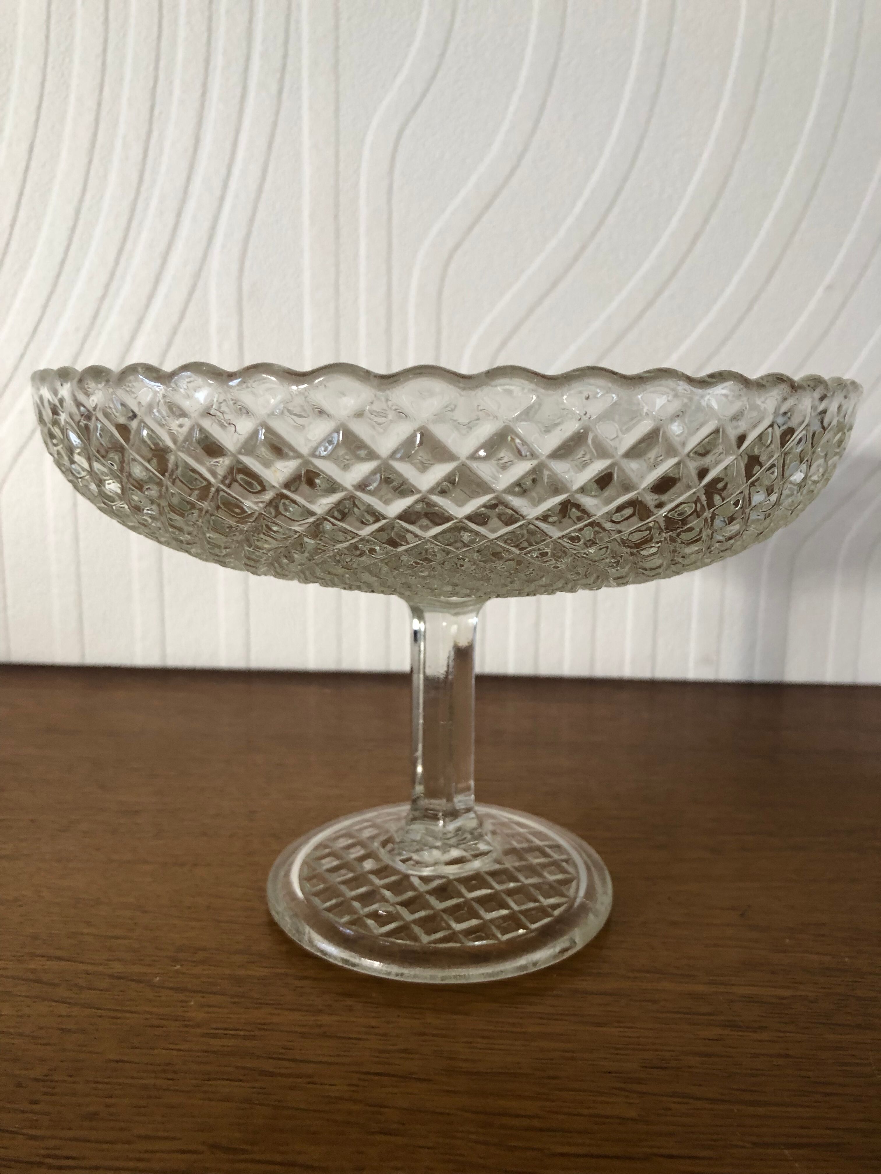 Cut glass fruit cup