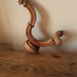 Coat holder vintage light wood