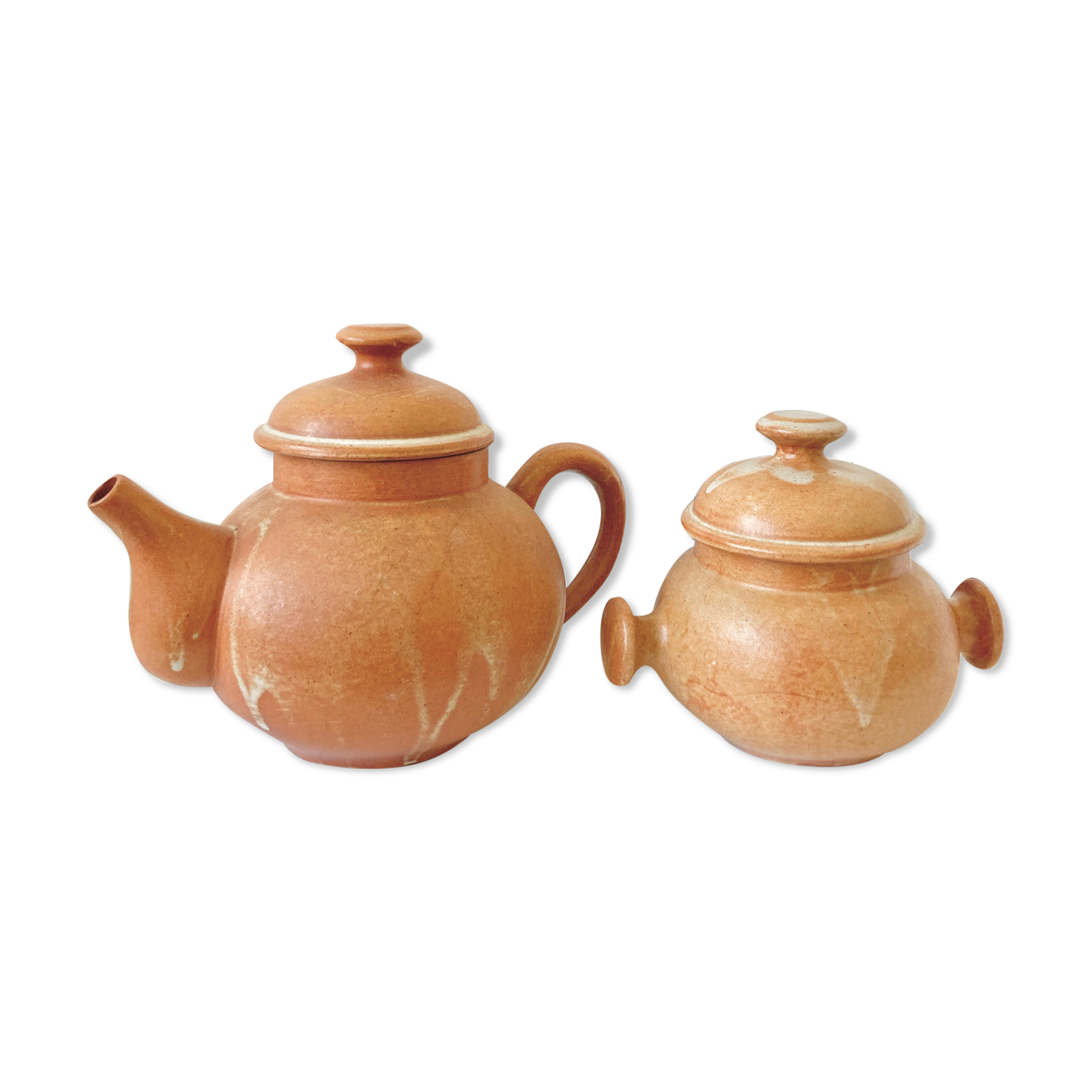 Sandstone and sugar teapot