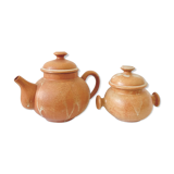 Sandstone and sugar teapot