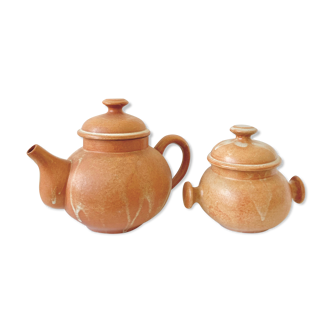 Sandstone and sugar teapot