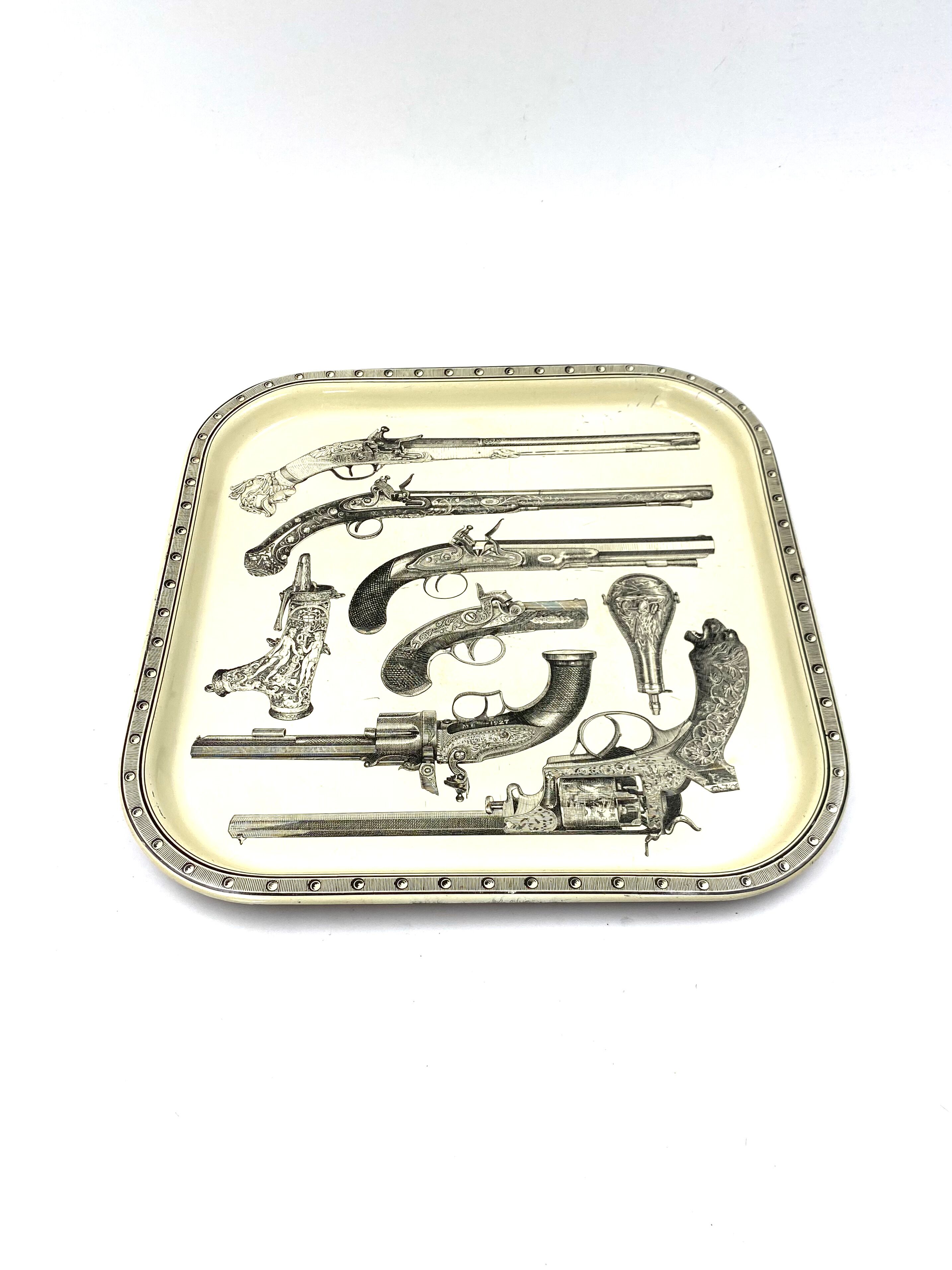 Piero Fornasetti, 'Guns' Tray, Atelier Fornasetti, ca. 1960