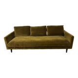Large velvet sofa Kant 3/4 seats