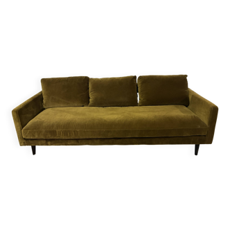 Large velvet sofa Kant 3/4 seats