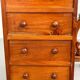 20th century Davenport desk with walnut piano top