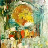 Vintage abstract painting