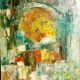 Vintage abstract painting