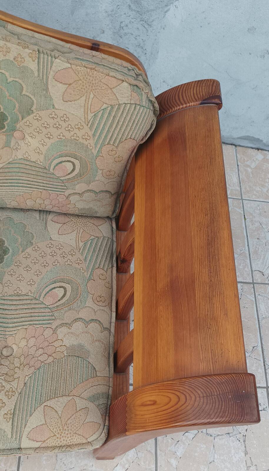 Vintage pine bench