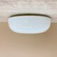 Gispen ceiling lamp Dutch design opaline glass, 1930s