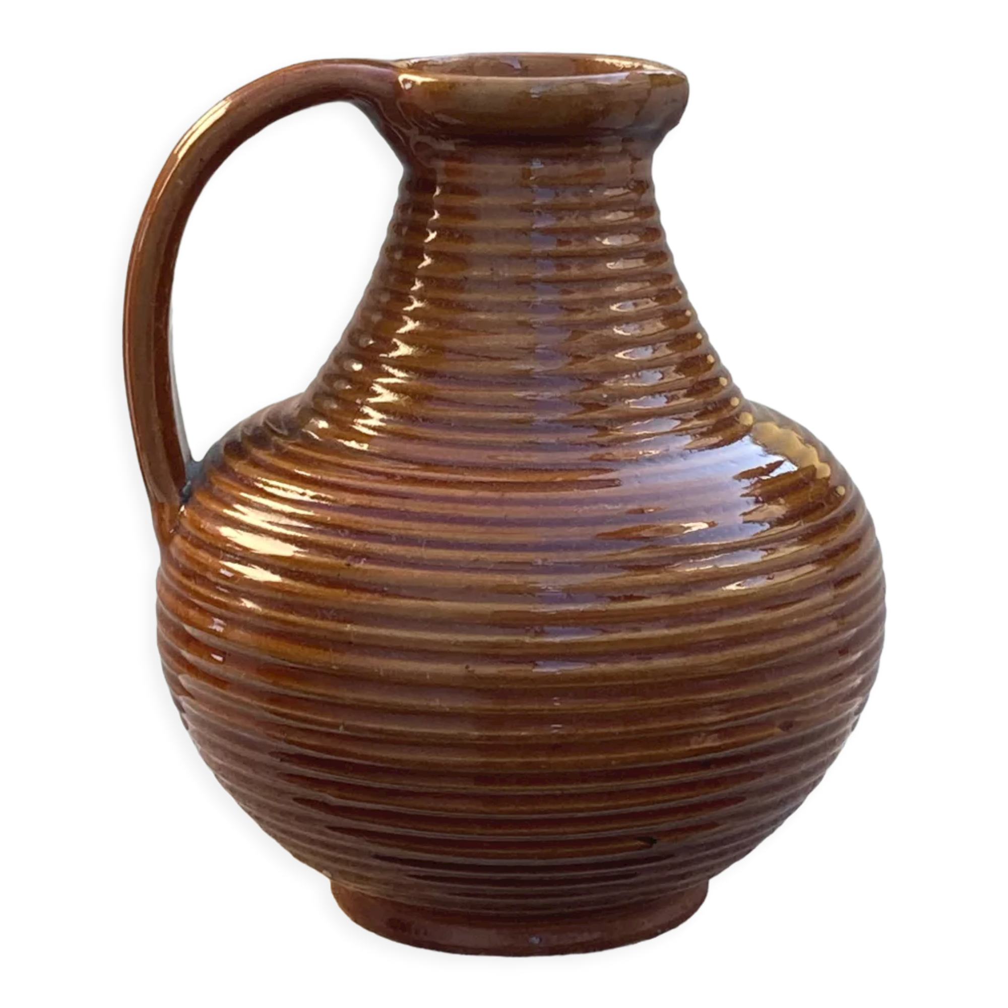 Carafe cruche ancienne en céramique