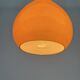 Amber opaline drop pendant from the 1970s
