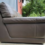 Crozatier leather lounge sofa