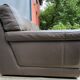 Crozatier leather lounge sofa