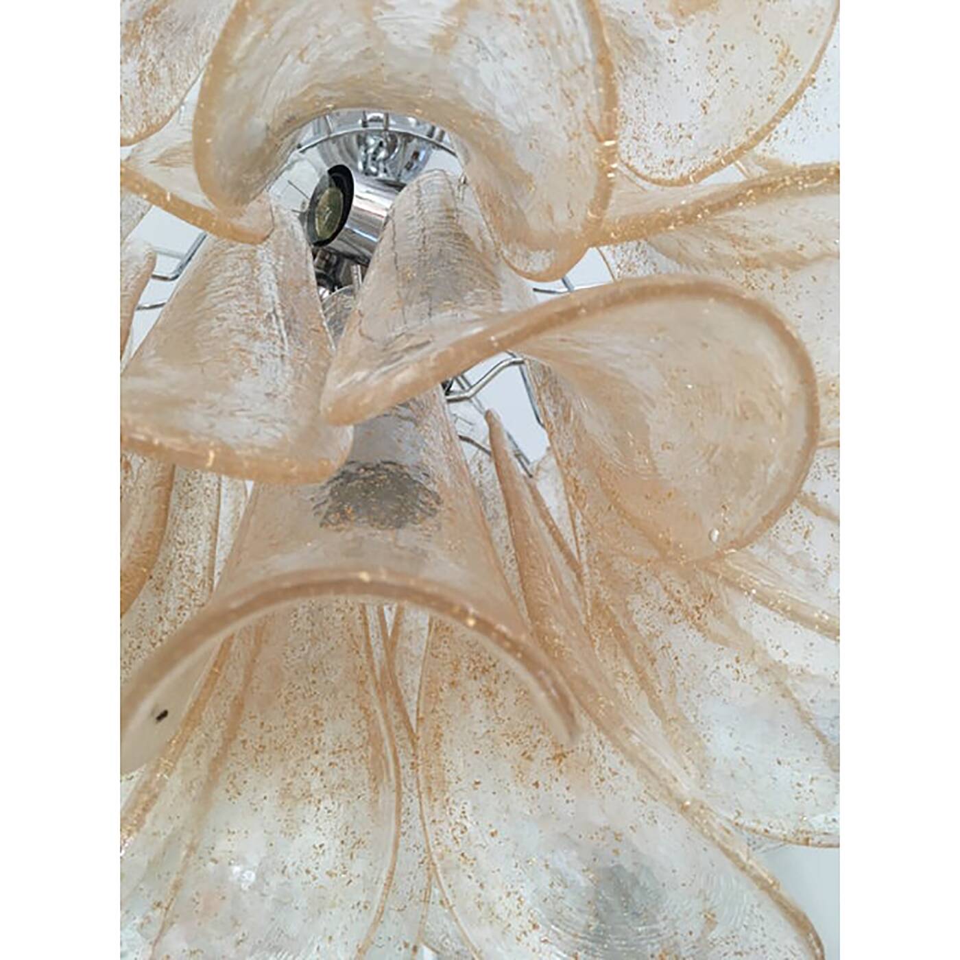 Italian Gold Selle Murano Glass Candlestick