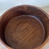 Vintage teak coupe salad bowl