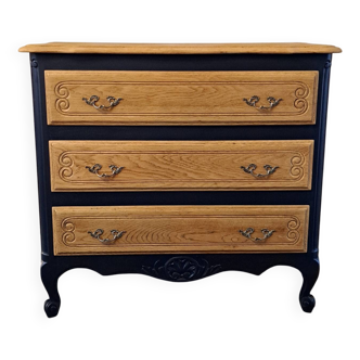 Commode de style Louis XV relookée