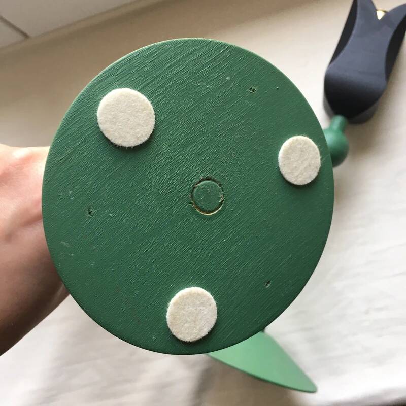 Scandinavian Wooden Tulip Candle Holders - Vintage 90s