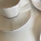 Set of 6 cups in glazed earth with Pierre Motton godrons in Gien 1960