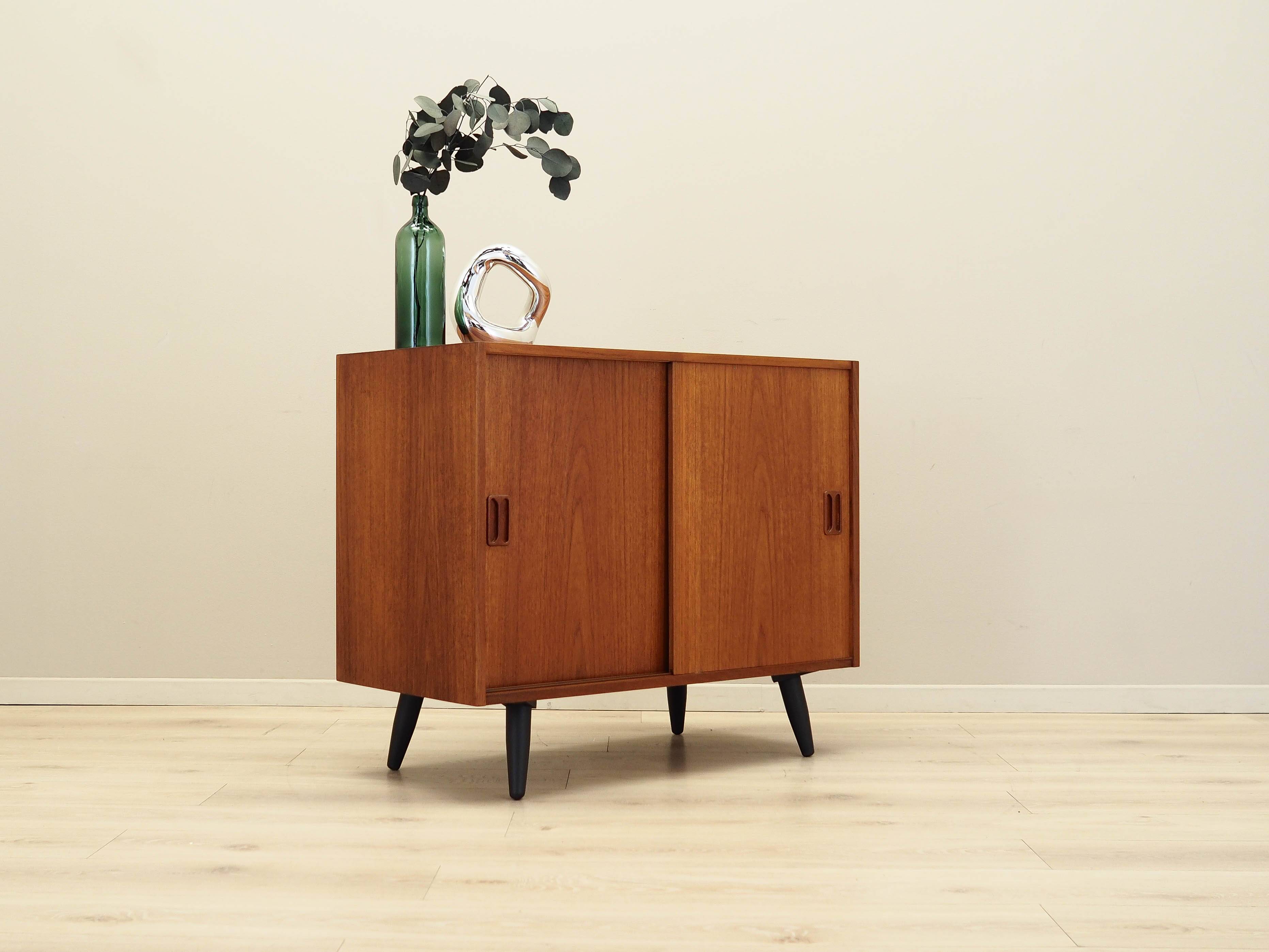 Teak cabinet, Danish design, 1970s, production: Denmark