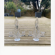 Paire de chandeliers en cristal