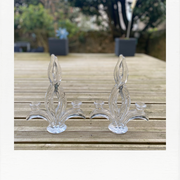 Pair of crystal chandeliers
