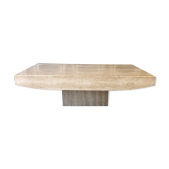 Travertine coffee table unique model