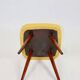 Vintage Yellow Tweed Stool, 1970s