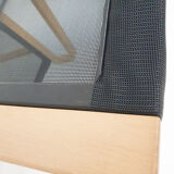 Lamintated beech and gauze design lounge chair