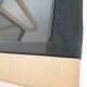 Chaise longue design pour hêtre et gaze lamintés